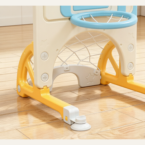 Adjustable Kids Basketball Stand - Height-Adjustable Indoor Hoop Set for Toddlers & Boys Ages 1-6