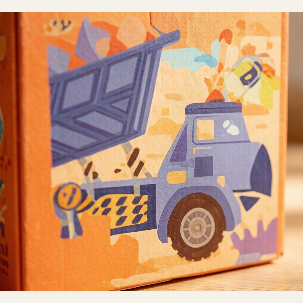 mideer Paper Advanced Puzzle - Car & Dinosaur Educational Toy for Kids