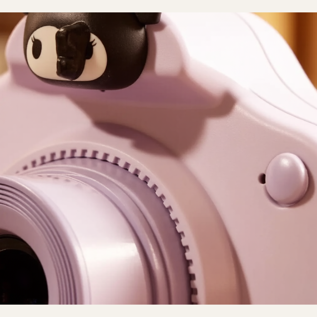 Kids Print Camera Toy - Instant Photo Printer with Kuromi & My Melody, Birthday Gift