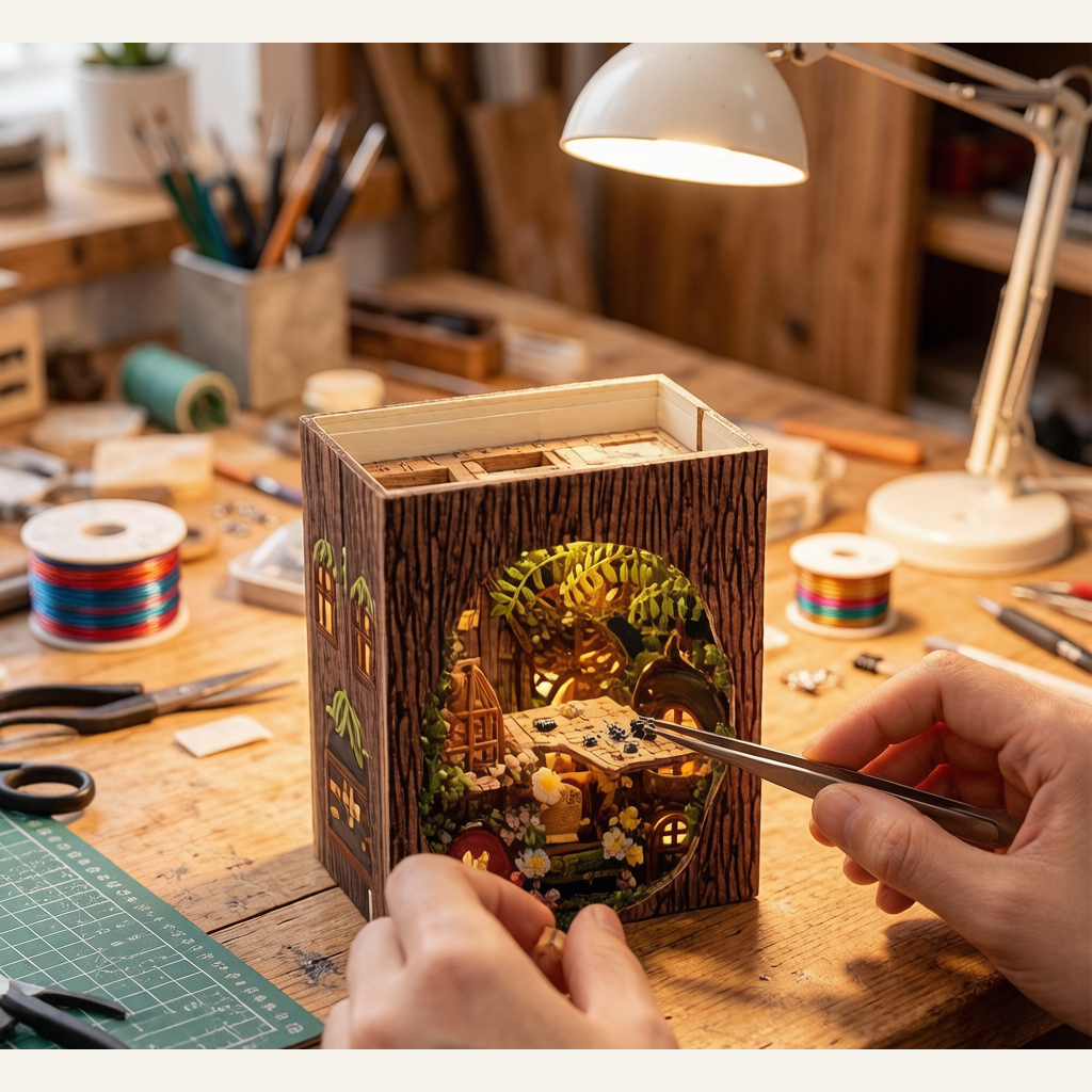 Smart House DIY Cottage - MINI Fantasy Magic Cube No-Cut Paper Set