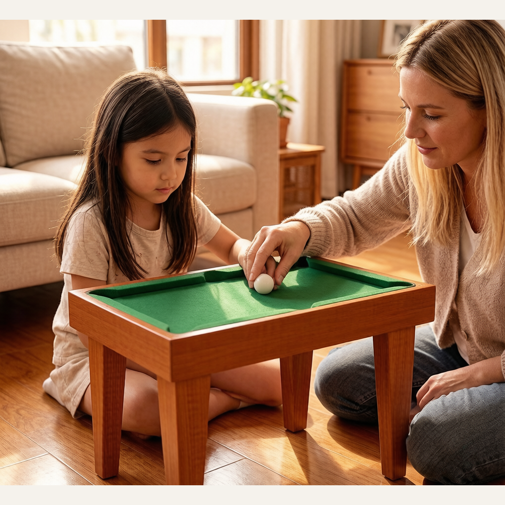 Mini Pool Table for Kids - Tabletop Billiard Game Indoor Parent-Child Toy