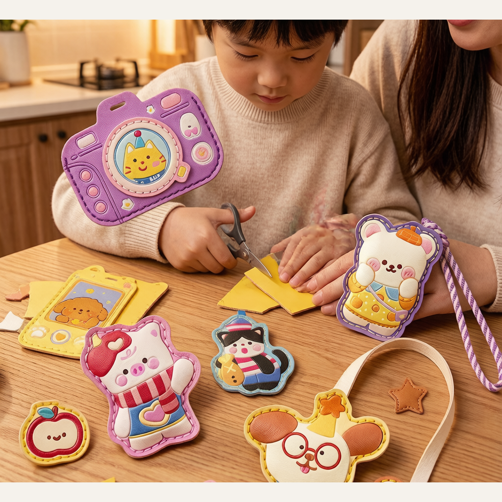 TOI Tuyi Leather Craft Kit - DIY Handmade Pendant Designer Set for Kids