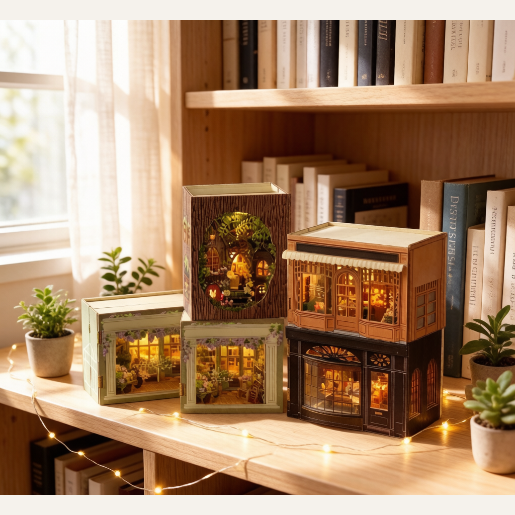 Smart House DIY Cottage - MINI Fantasy Magic Cube No-Cut Paper Set