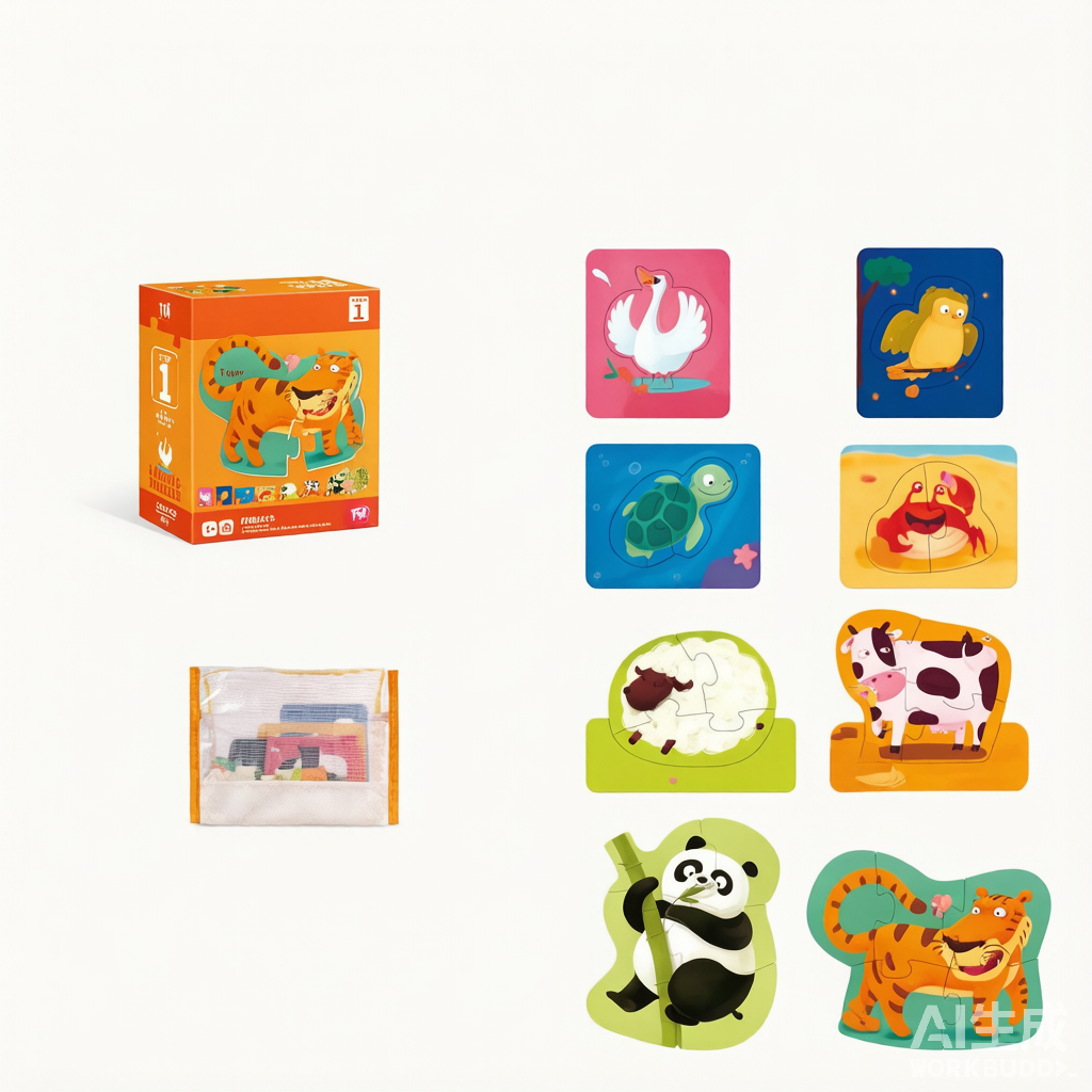 TOI Tuyi Advanced Kids Puzzle - Progressive Challenge (Ages 2-10)